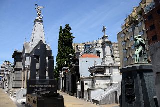 16 Juan Jose Blaquier, Salvador Maria Del Carril 1st Vice President of Argentina 1854-60, Eduardo Leonardi President of Argentina 1955 Recoleta Cemetery Buenos Aires.jpg